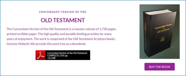 Concordant Literal Old Testament